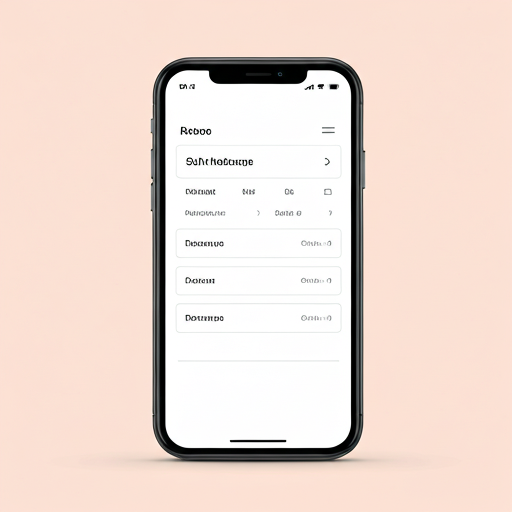 Mobile app UI